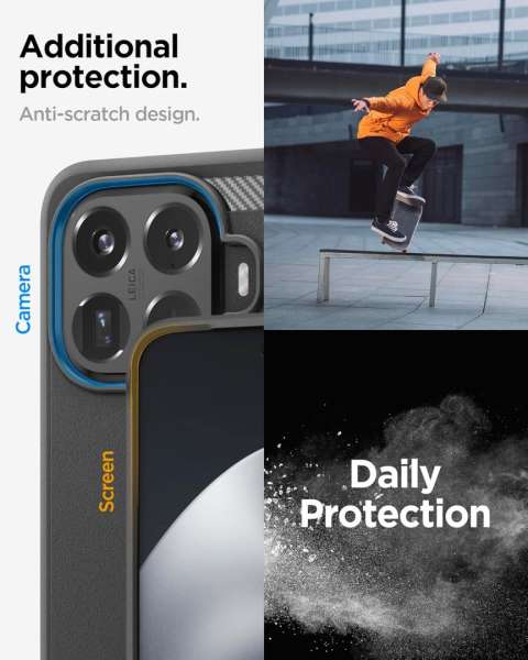 Spigen Rugged Armor case for Xiaomi 15T Pro Matte Black