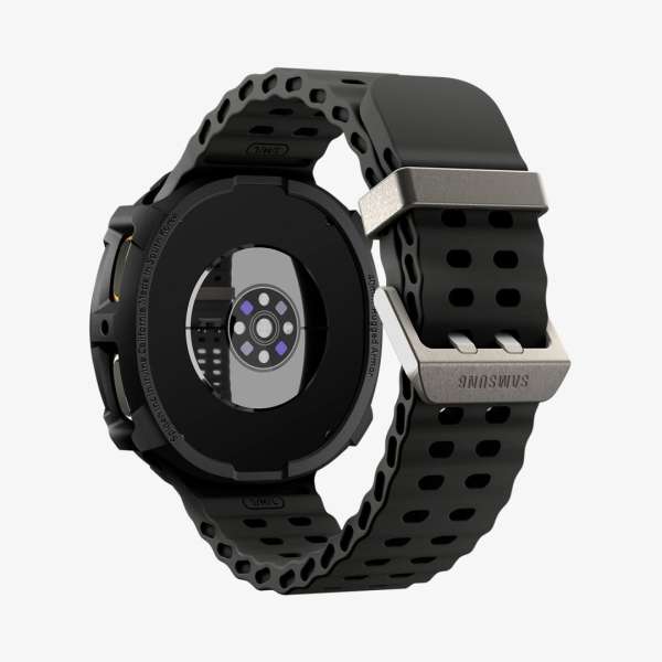 Spigen Rugged Armor for Galaxy Watch 8 (44mm) Matte Black