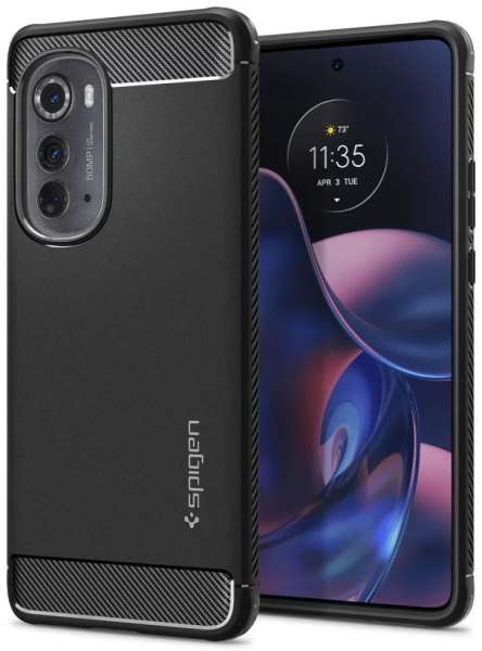 Spigen Rugged Armor for Motorola Edge 2022 Black