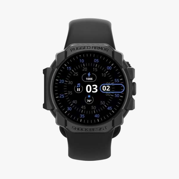 Spigen Rugged Armor Google Pixel Watch 3/2/1 (41mm) Matte Black