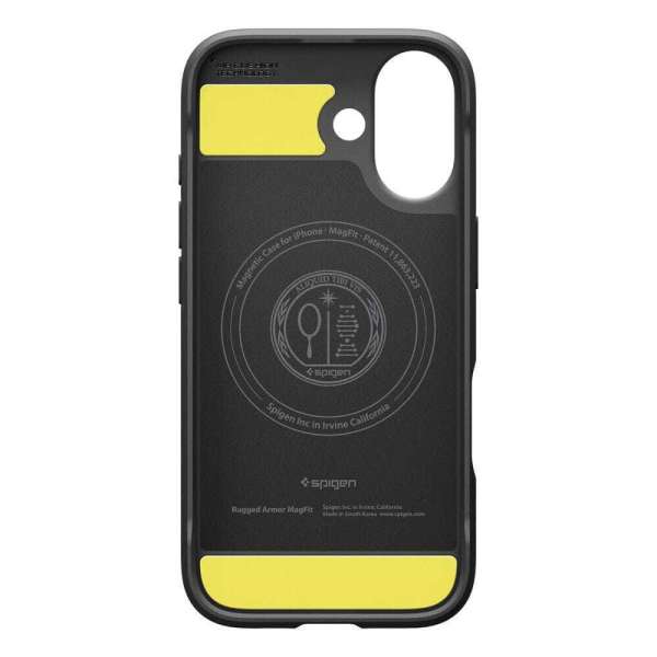 Spigen Rugged Armor MagSafe case for iPhone 17 Matte Black
