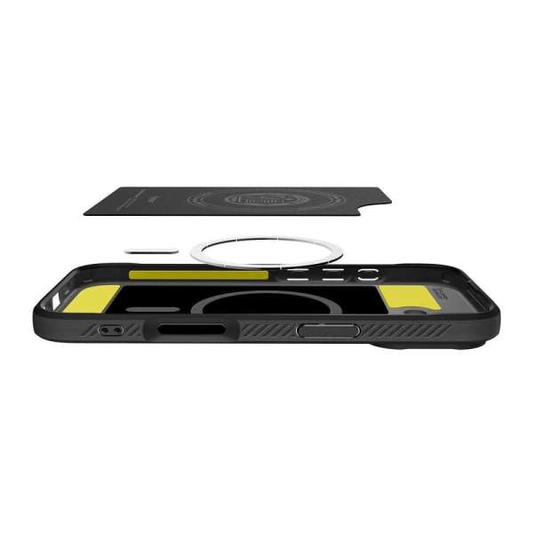 Spigen Rugged Armor MagSafe case for iPhone 17 Matte Black