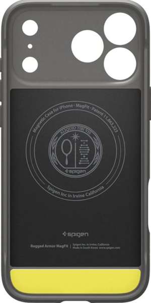 Spigen Rugged Armor MagSafe case for iPhone 17 Pro Gray