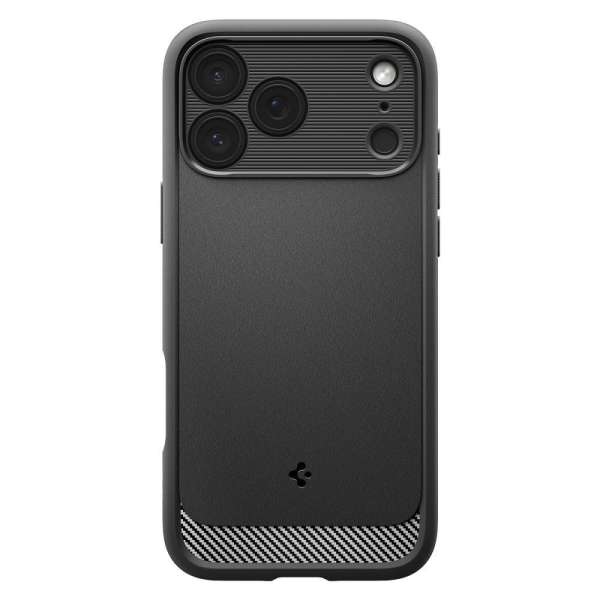 Spigen Rugged Armor MagSafe case for iPhone 17 Pro Matte Black