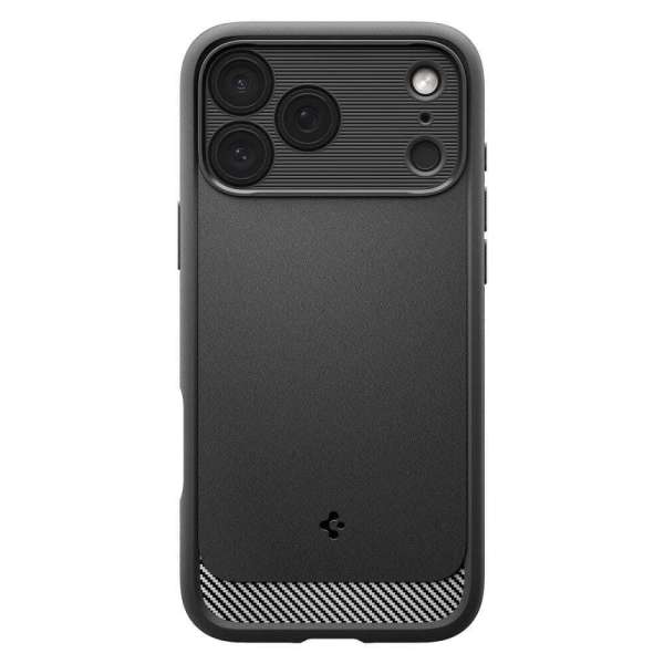 Spigen Rugged Armor MagSafe case for iPhone 17 Pro Max Matte Black