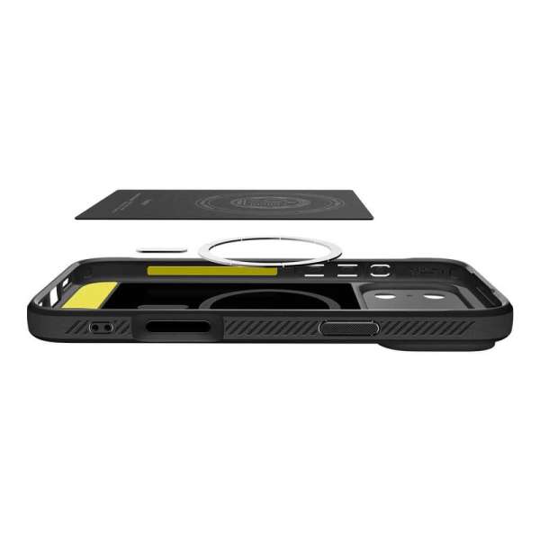 Spigen Rugged Armor MagSafe case for iPhone 17 Pro Max Matte Black