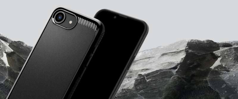 Spigen Rugged Armor MagSafe iPhone 16e Matte Black