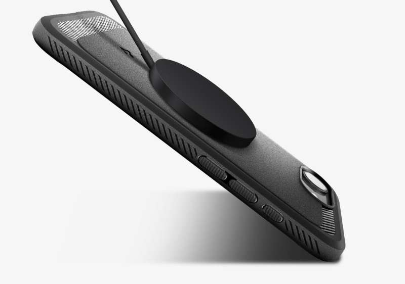 Spigen Rugged Armor MagSafe iPhone 16e Matte Black