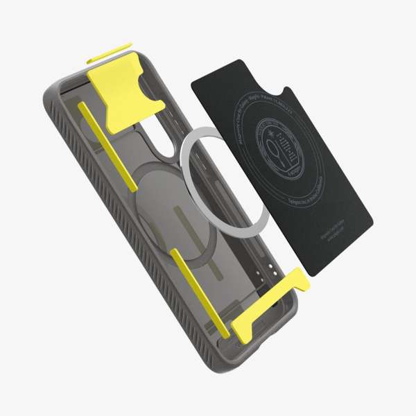 Spigen Rugged Armor MagSafe Samsung Galaxy S25 Marble Gray