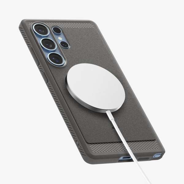 Spigen Rugged Armor MagSafe Samsung Galaxy S25 Ultra Marble Grey
