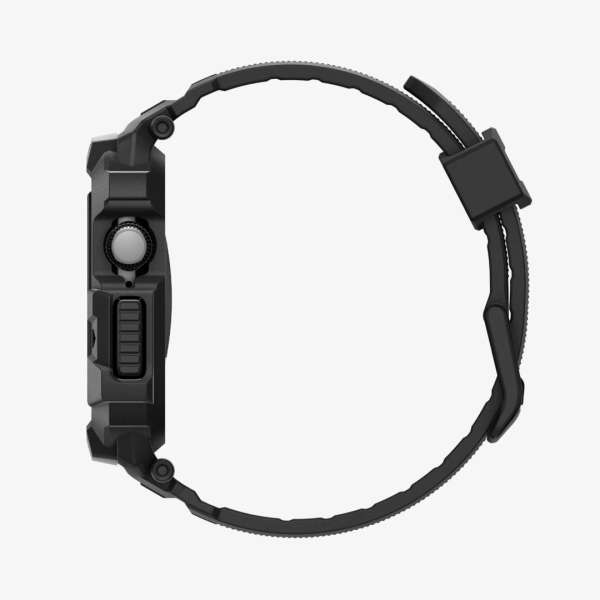 Spigen Rugged Armor Pro 2 Band for Apple Watch 11 42mm Matte Black