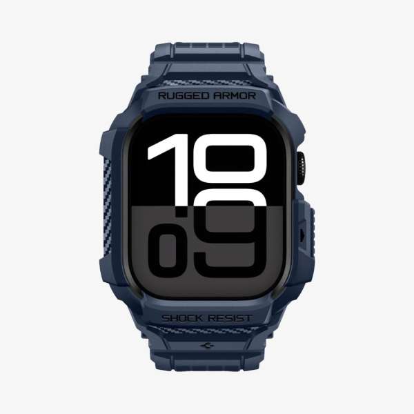 Spigen Rugged Armor Pro 2 for Apple Watch 11 42mm Navy Blue