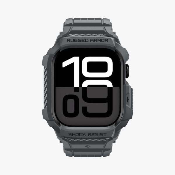 Spigen Rugged Armor Pro 2 for Apple Watch 11 46mm Dark Grey