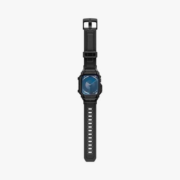 Spigen Rugged Armor Pro Apple Watch 10 42mm Matte Black