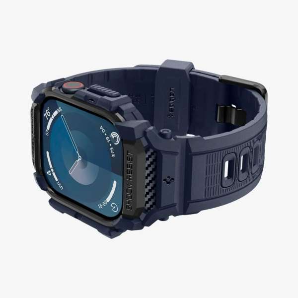 Spigen Rugged Armor Pro Apple Watch 10 42mm Navy Blue