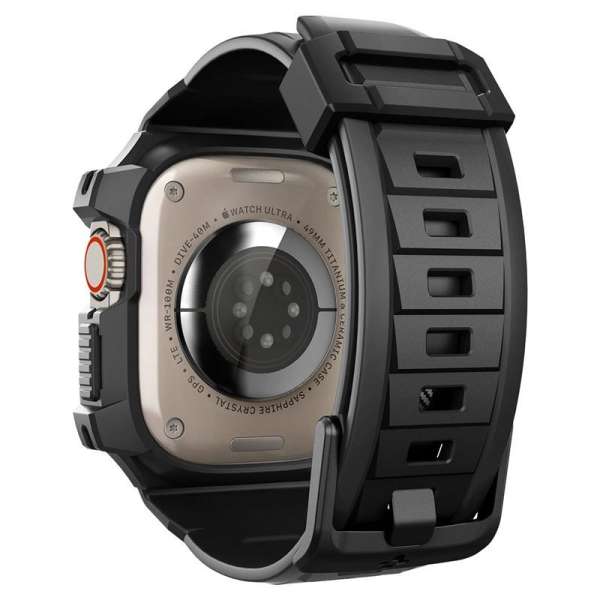 Spigen Rugged Armor Pro, black - Apple Watch Ultra 2/Ultra 49mm