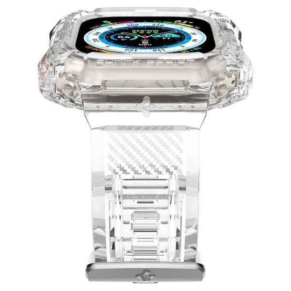 Spigen Rugged Armor Pro, crystal clear - Apple Watch Ultra 2/Ultra 49mm