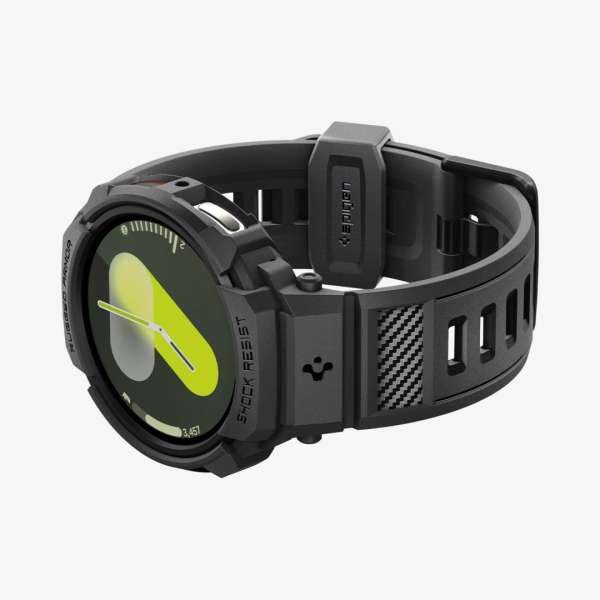 Spigen Rugged Armor Pro for Galaxy Watch 8 (44mm) Matte Black