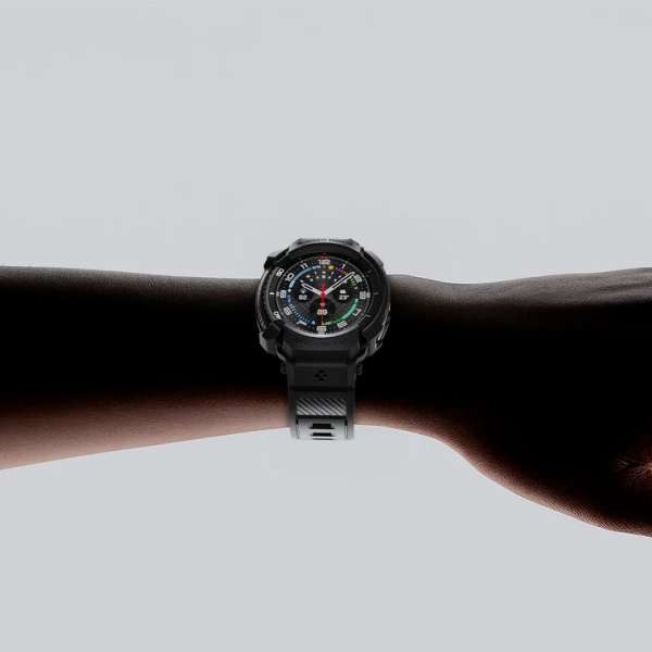 Spigen Rugged Armor Pro for Samsung Galaxy Watch 8 Classic (46mm) Matte Black