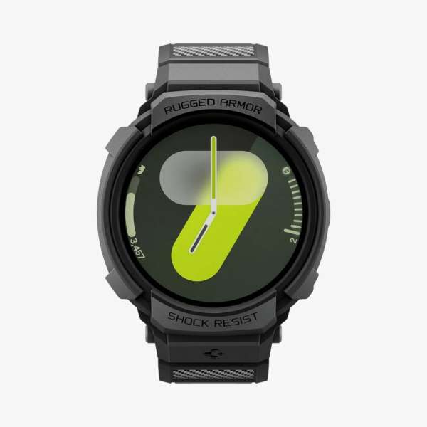 Spigen Rugged Armor Pro for Samsung Galaxy Watch 8 Classic (46mm) Matte Black