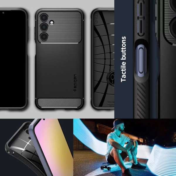 Spigen Rugged Armor Samsung Galaxy A25 5G Matte Black