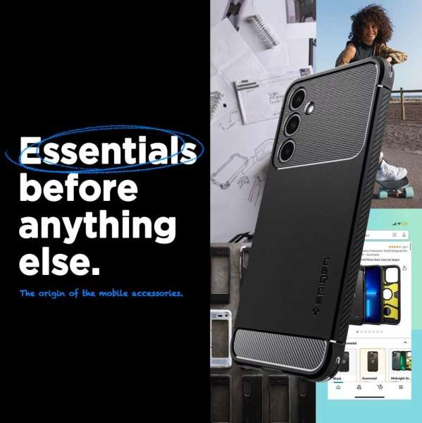 Spigen Rugged Armor Samsung Galaxy A25 5G Matte Black