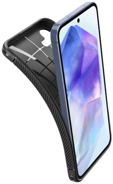 Spigen Rugged Armor Samsung Galaxy A55 Matte Black