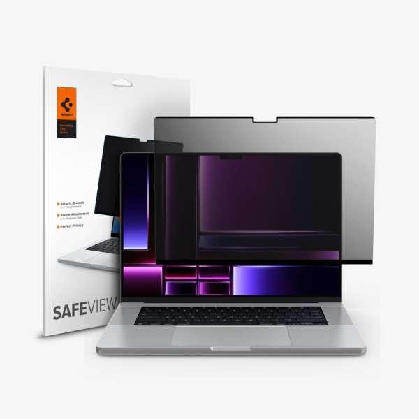 Spigen SafeView MacBook Pro 14" M3 2024/M2 2023/M1 2021 1 Pack