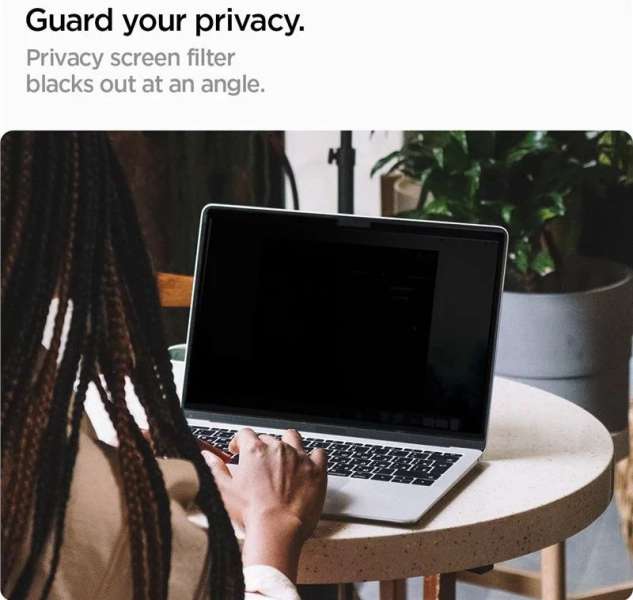 Spigen SafeView Privacy Filter MacBook Air 15" M2 2023 1 Pack
