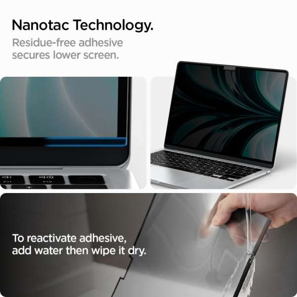 Spigen SafeView Screen Protector for MacBook Air 13" M4/M3/M2 1Pack