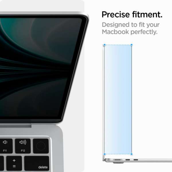 Spigen SafeView Screen Protector for MacBook Air 13" M4/M3/M2 1Pack