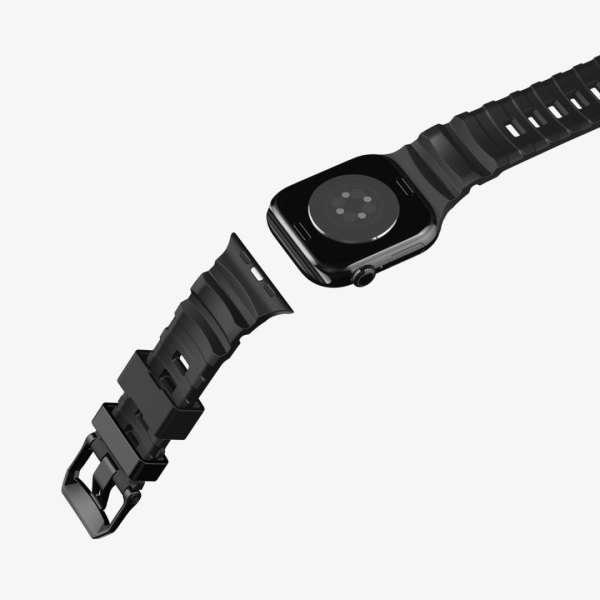 Spigen Silicone Band for Apple Watch 49mm/46mm/45mm/44mm Black