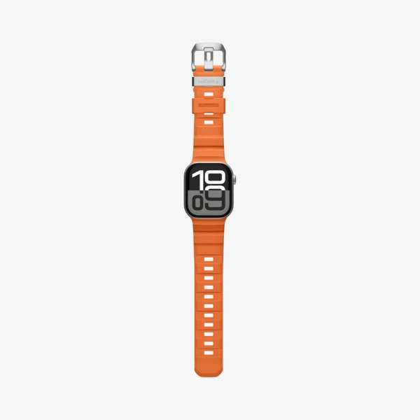 Spigen Silicone Band for Apple Watch 49mm/46mm/45mm/44mm Orange