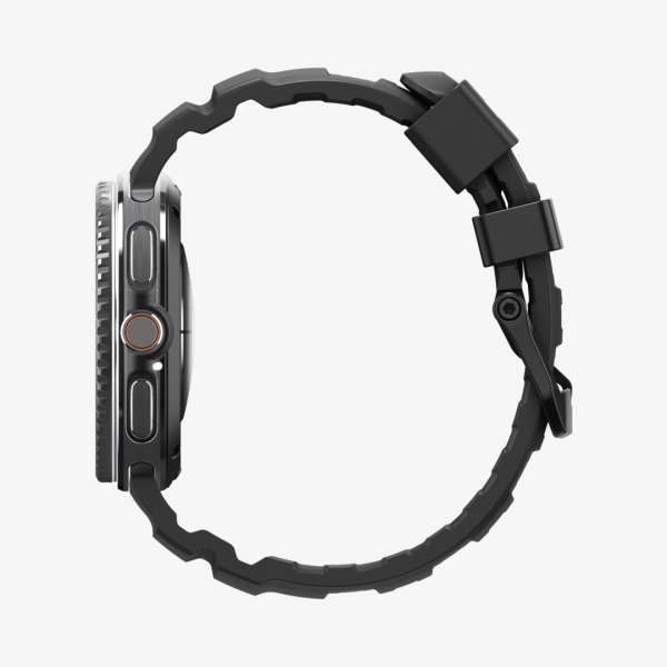 Spigen Silicone Band for Samsung Galaxy Watch 8 46mm/44mm/40mm Black