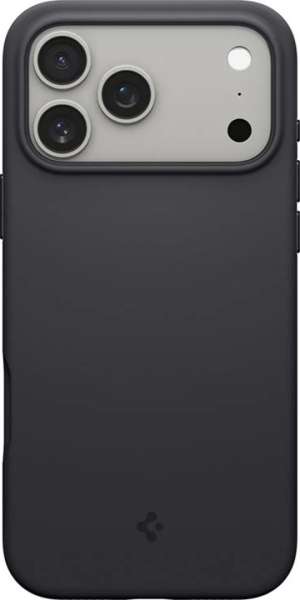 Spigen Silicone Fit MagSafe case for iPhone 17 Pro Black