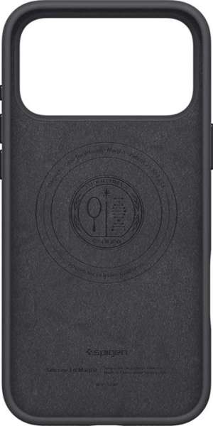 Spigen Silicone Fit MagSafe case for iPhone 17 Pro Black