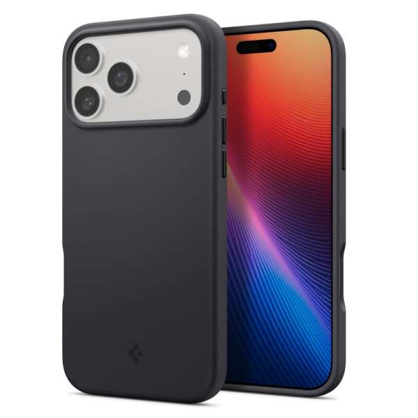 Spigen Silicone Fit MagSafe case for iPhone 17 Pro Max Black