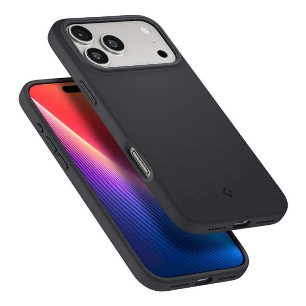 Spigen Silicone Fit MagSafe case for iPhone 17 Pro Max Black
