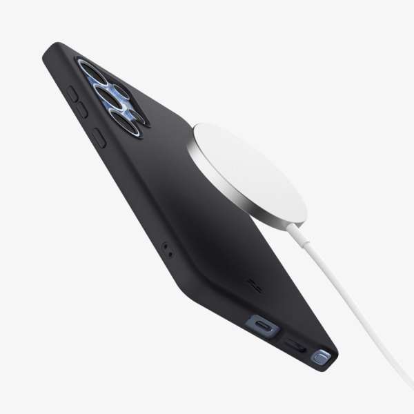 Spigen Silicone Fit MagSafe Samsung Galaxy S25 Ultra Black