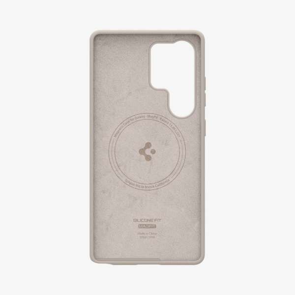 Spigen Silicone Fit MagSafe Samsung Galaxy S25 Ultra Natural Titanium