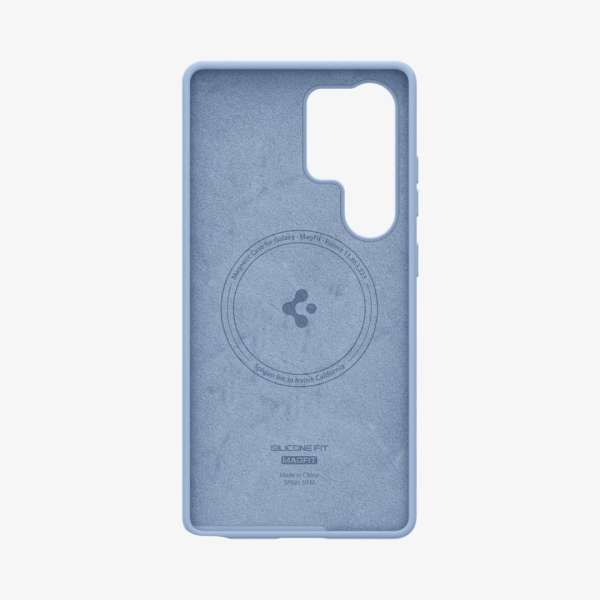Spigen Silicone Fit MagSafe Samsung Galaxy S25 Ultra Sapphire Blue