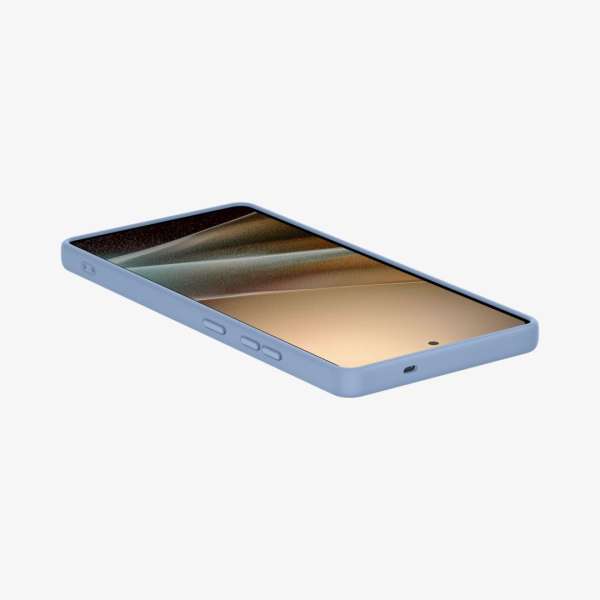Spigen Silicone Fit MagSafe Samsung Galaxy S25 Ultra Sapphire Blue