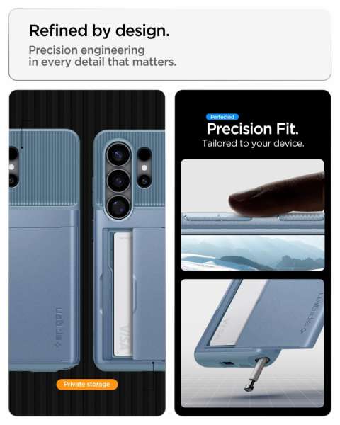 Spigen Slim Armor case for Samsung Galaxy S26 Ultra Light Blue