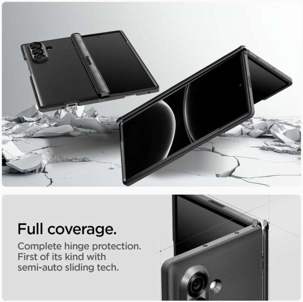 Spigen Slim Armor Pro MagSafe for Samsung Galaxy Z Fold7 Black