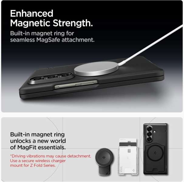 Spigen Slim Armor Pro MagSafe for Samsung Galaxy Z Fold7 Black