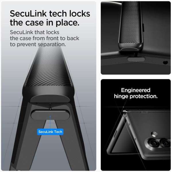 Spigen Slim Armor Pro MagSafe for Samsung Galaxy Z Fold7 Black