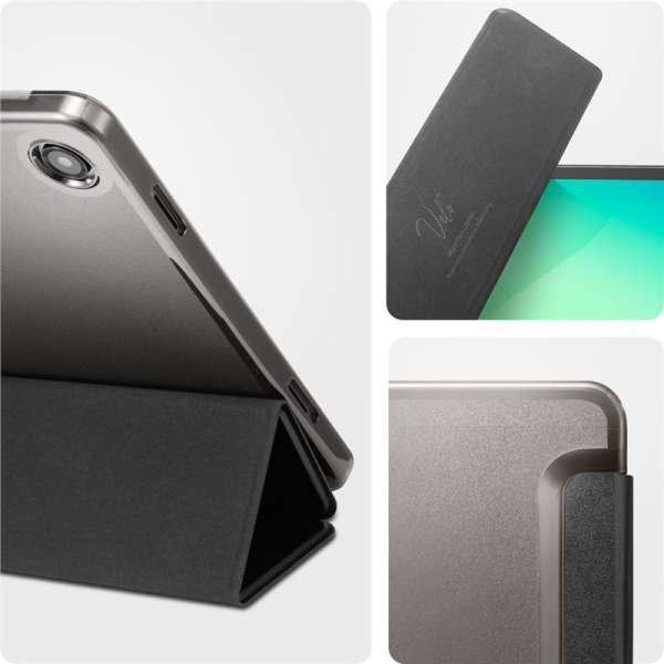 Spigen Smart Fold case for Samsung Galaxy Tab A11+ (2025)/A9+ (2023) Black