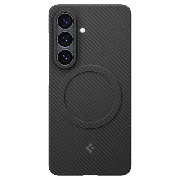 Spigen Air Skin Aramid MagSafe case for Samsung Galaxy S26+ Black