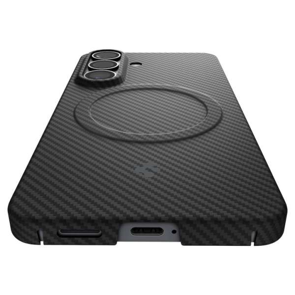 Spigen Air Skin Aramid MagSafe case for Samsung Galaxy S26+ Black