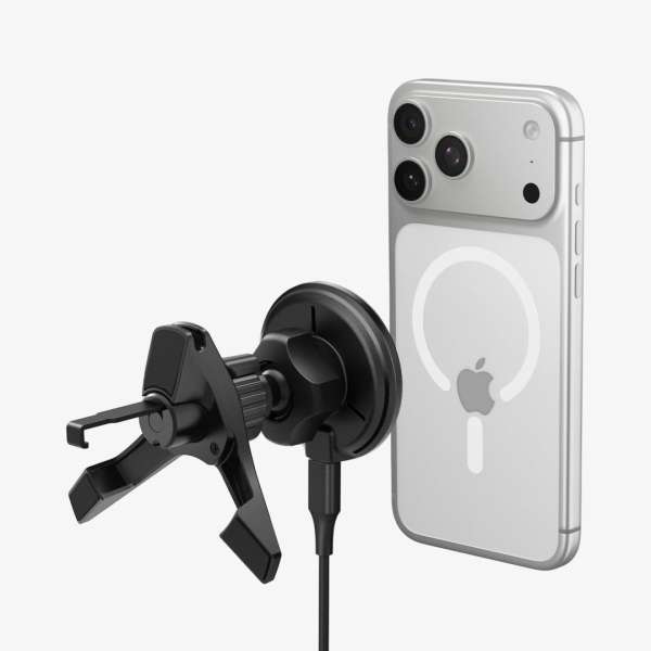 Spigen Essential Qi2 15W Hook Car Mount Black